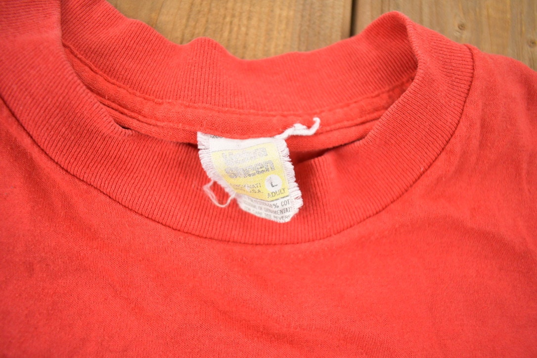 Vintage 1980s Mickey Mouse Disney California Cartoon Promo T-Shirt