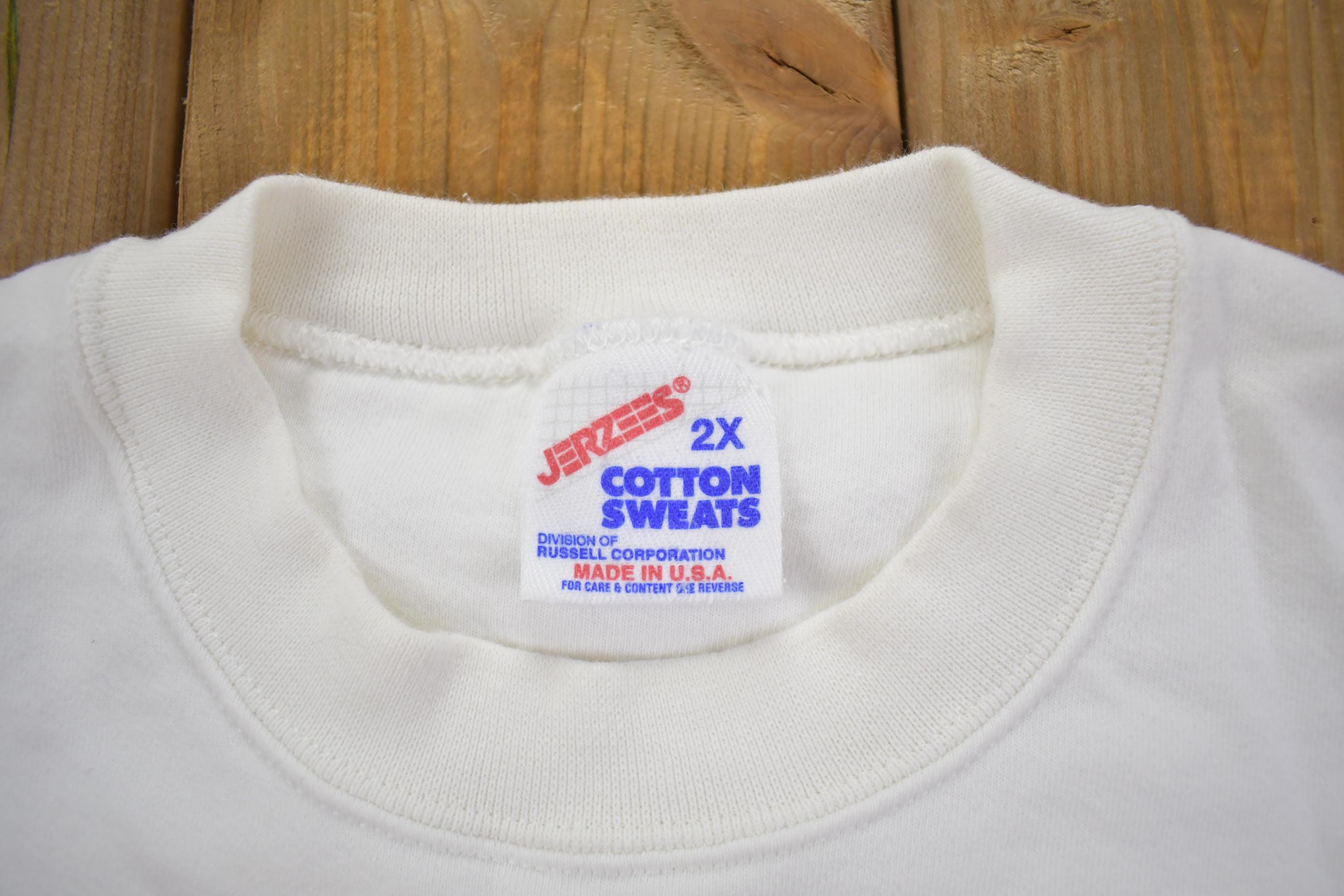 Vintage 1990s PWT In-Fisherman Jerzees Crewneck Sweatshirt Made In USA - 2XL