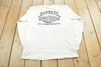 Vintage 1989 3D Emblem El Paso Texas Bald Eagle Harley-Davidson Motorcycles Long Sleeve T-Shirt Mens S /