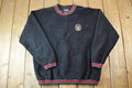 Vintage 1990s Kootenay Black Lager Quarter Zip Fleece Crewneck Sweatshirt / 90s Crewneck / Souvenir Sweater / Streetwear