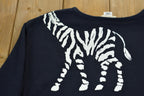 Vintage 1990s Teddi "Zebra" Crewneck Sweatshirt
