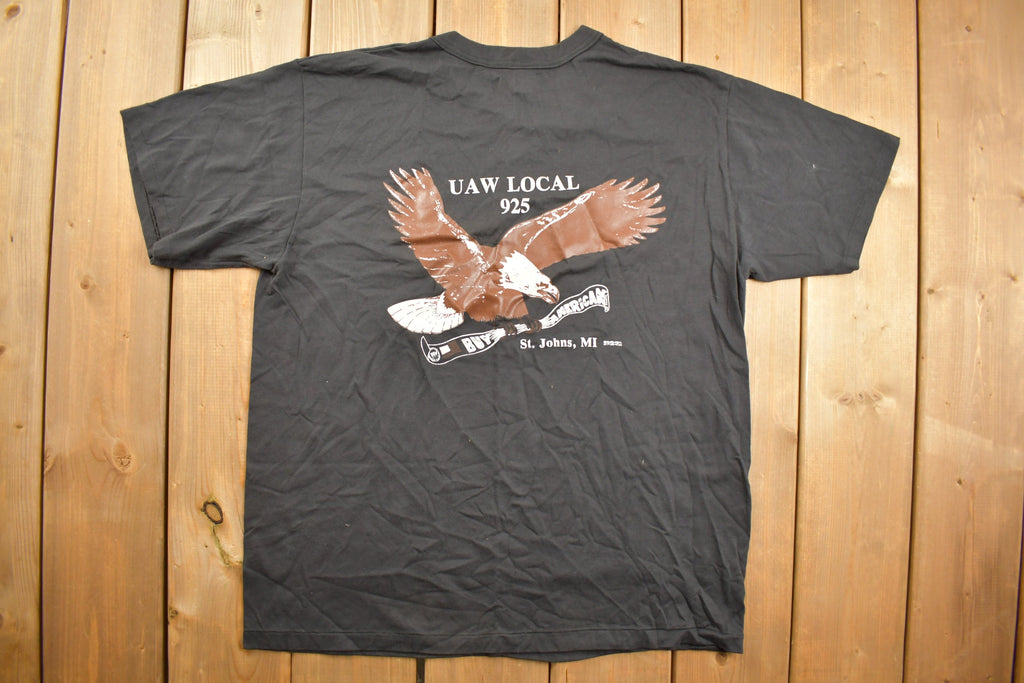 Vintage 1980s UAW Local 925 St Johns Graphic T Shirt