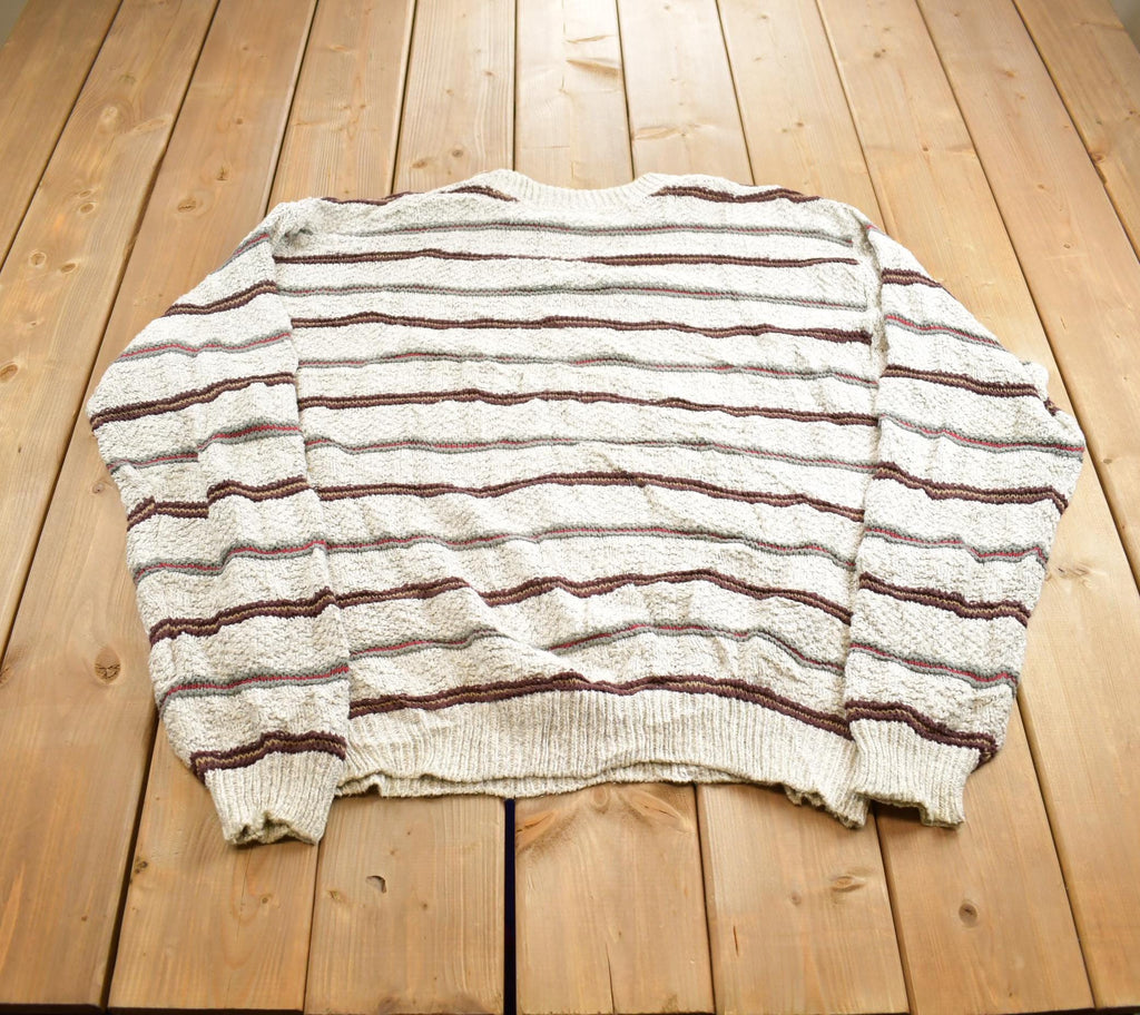 Vintage 1990s Van Heusen Knit Crewneck Sweater Made In USA