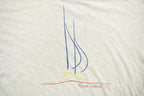 Vintage 1985 Marco Island Sailing Print Souvenir T Shirt