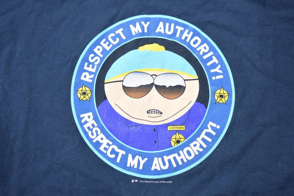 Vintage 2005 South Park Respect My Authority! Graphic T-Shirt