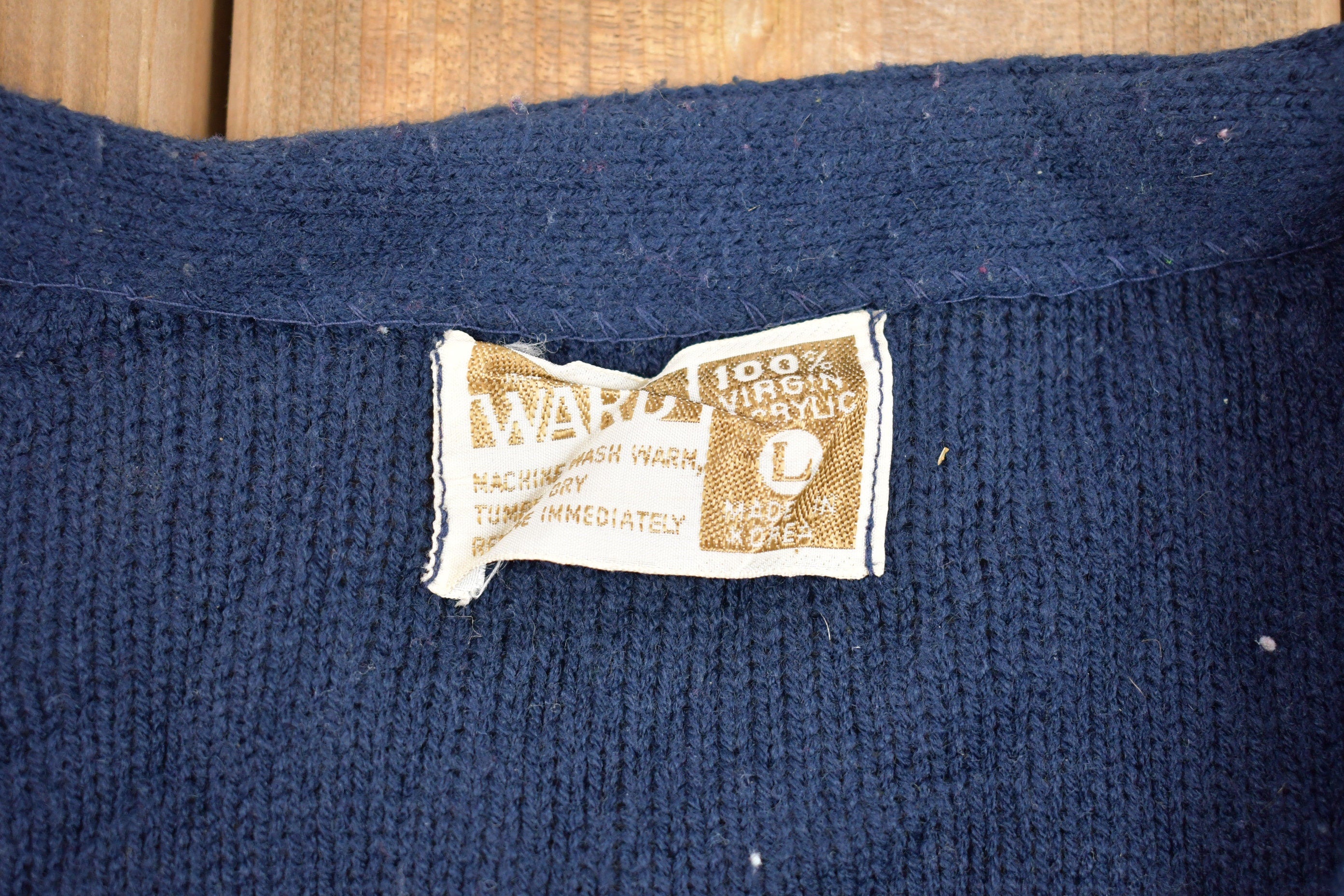 Vintage Knitted Cardigan Sweater