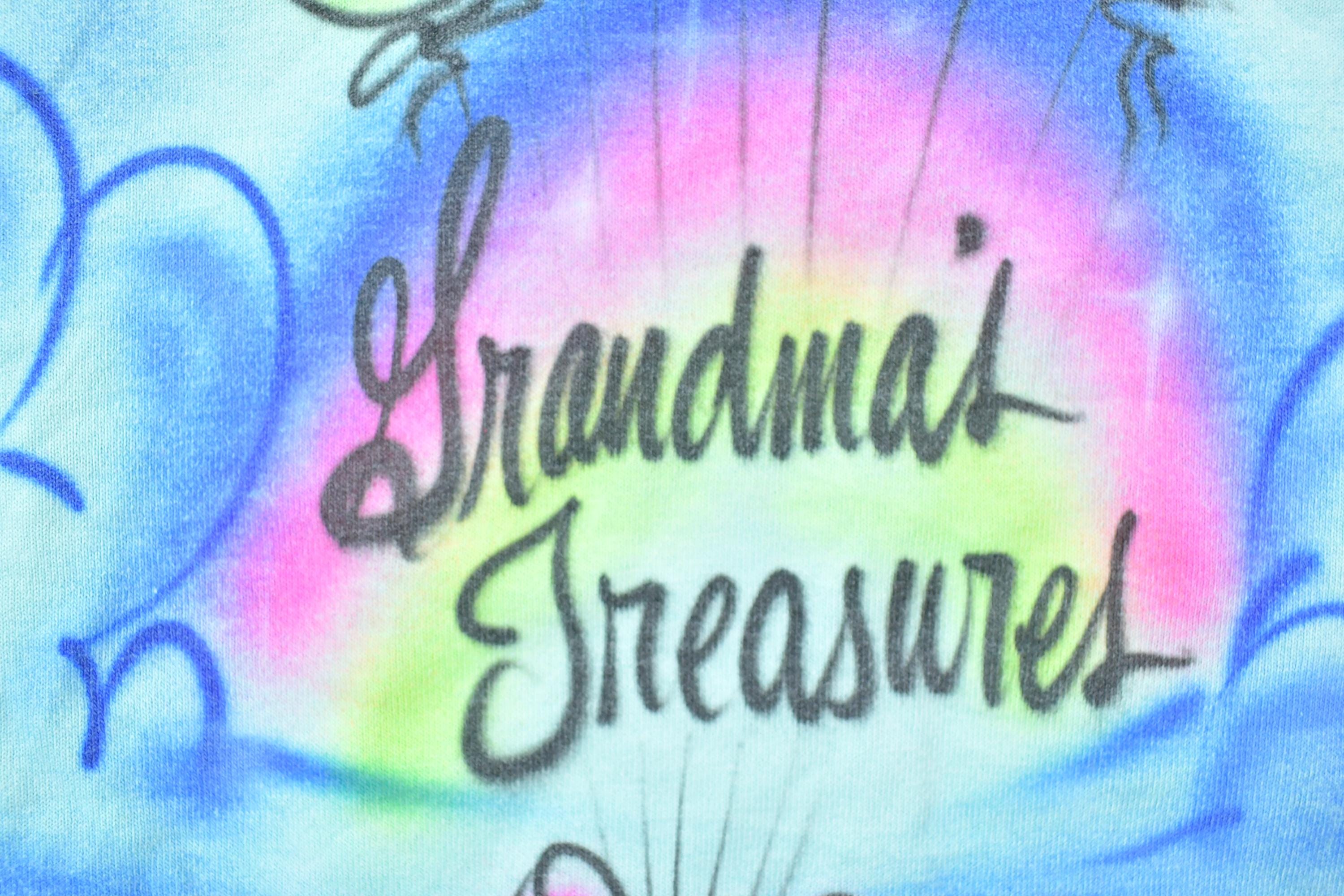 Vintage 1990s Grandmas Treasures Graphic Air Brushed T-Shirt