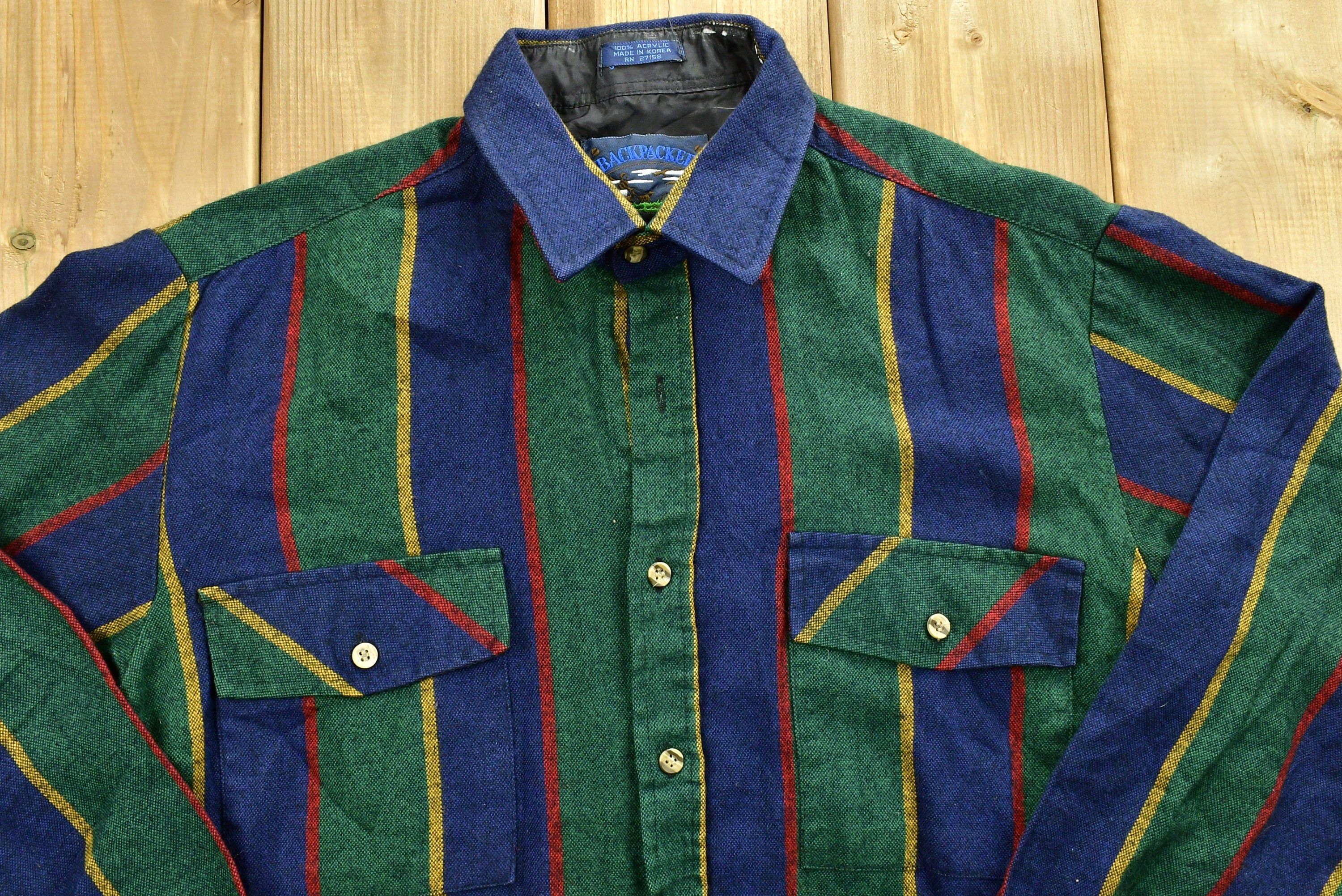 Vintage 90's Backpacker Button Up Shirt