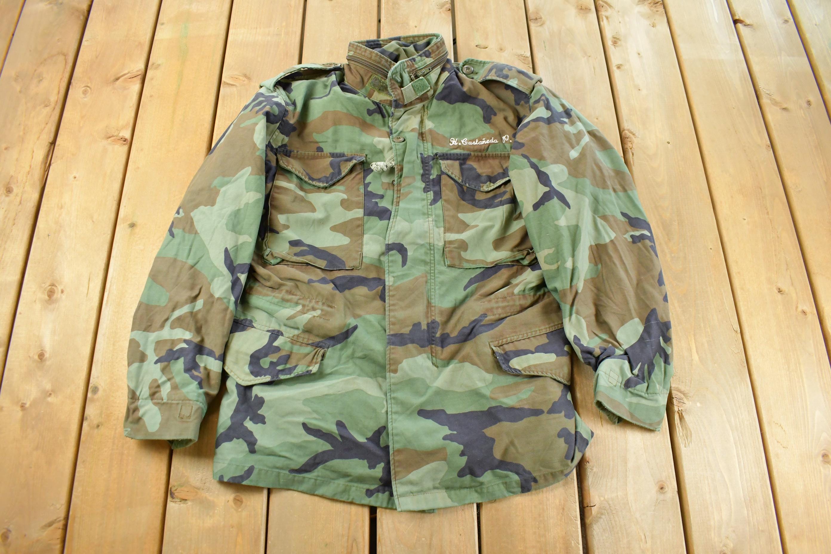 Vintage 1990s Marines Military Camo Jacket Men's Medium