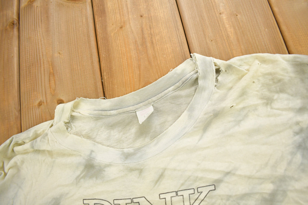 Vintage 1982 Pink Floyd Dark Side Of The Moon Tie Dye Thrashed Band T-Shirt