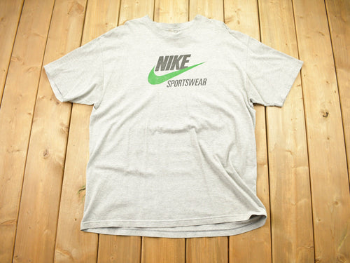 Vintage Y2K Nike Sportswear Graphic T-Shirt / Streetwear Fashion / Grey Tag / Sportswear / Athleisure / Vintage Nike T Shirt