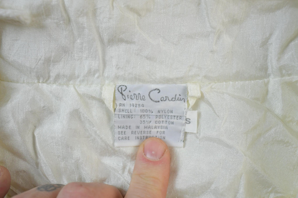 Vintage 1990s Pierre Cardin Gold Zipper Windbreaker Jacket