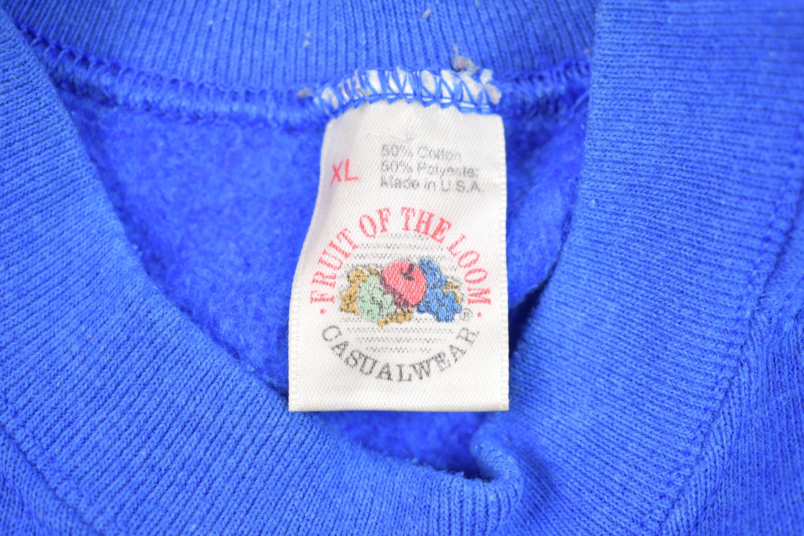 Vintage 1980s Blank Raglan Crewneck Sweatshirt