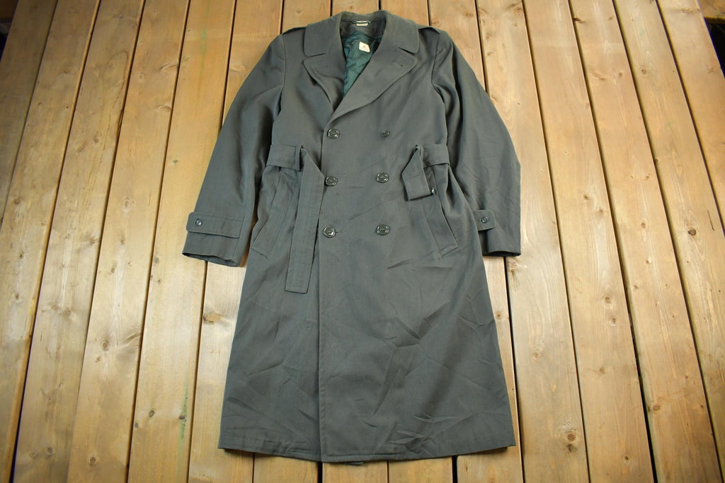 Vintage 1976 Military Overcoat