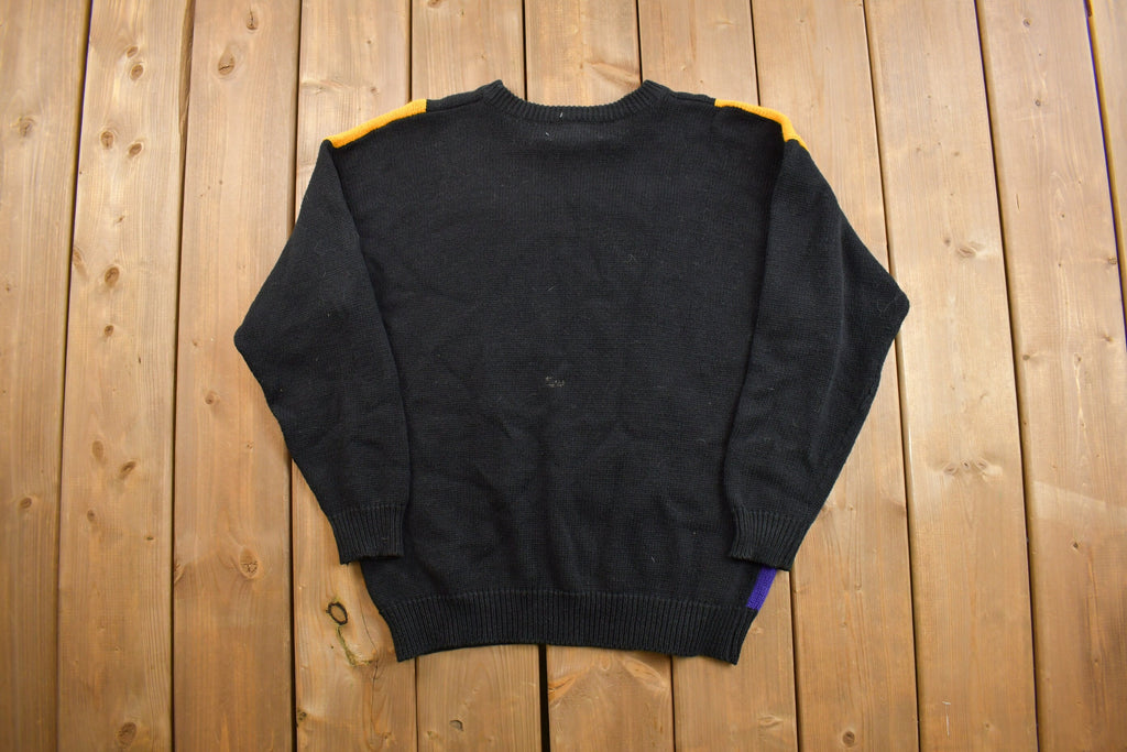 Vintage 1990s Knit Clubs Diamond Spades and Hearts Sweater