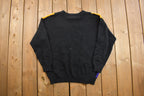 Vintage 1990s Knit Clubs Diamond Spades and Hearts Sweater