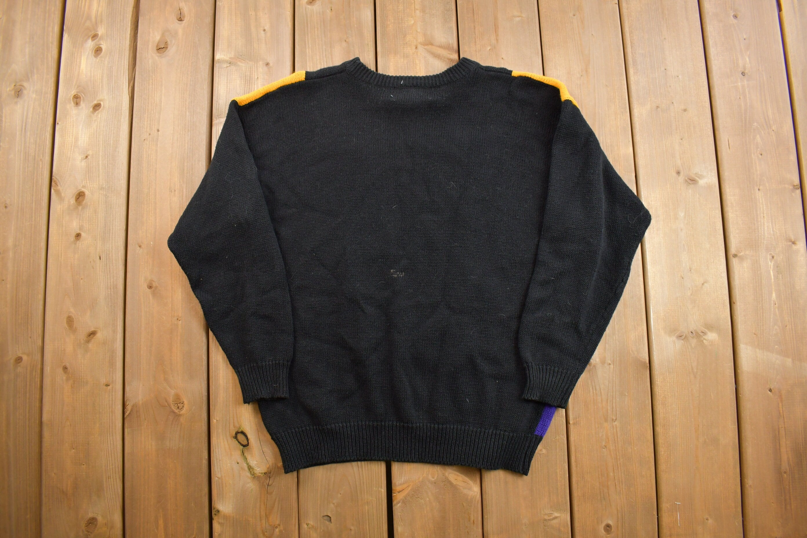 Vintage 1990s Knit Clubs Diamond Spades and Hearts Sweater