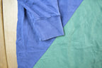Vintage 1990s St Johns Bay Colour Block Rugby Style Quarter Button Up Shirt
