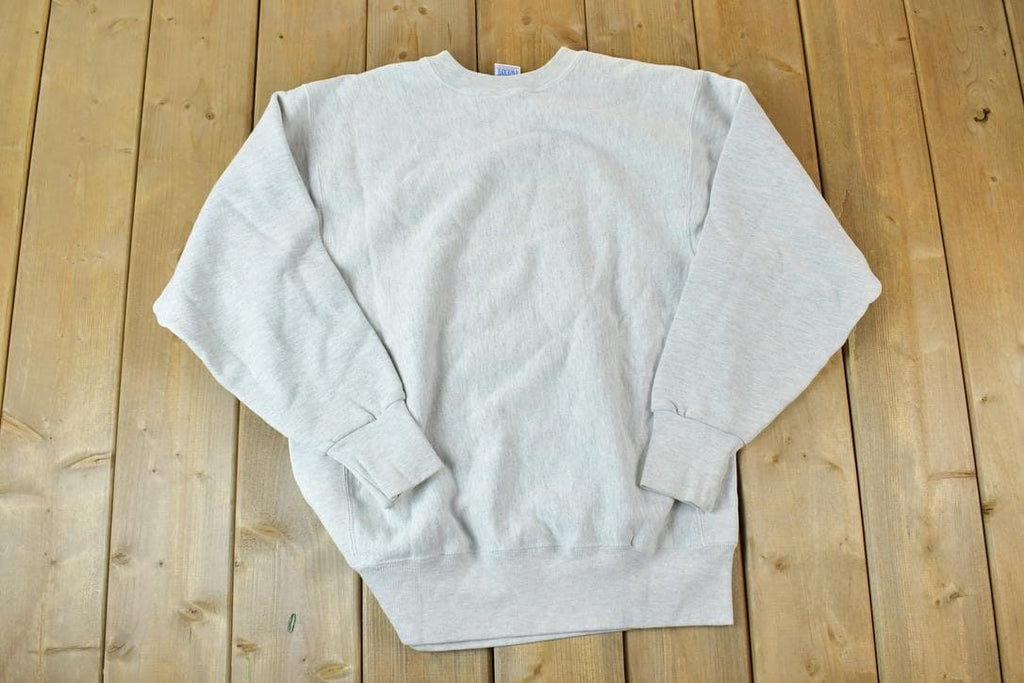 Vintage 1990s Great Plains Software Cross Grain Crewneck Sweatshirt Made In USA