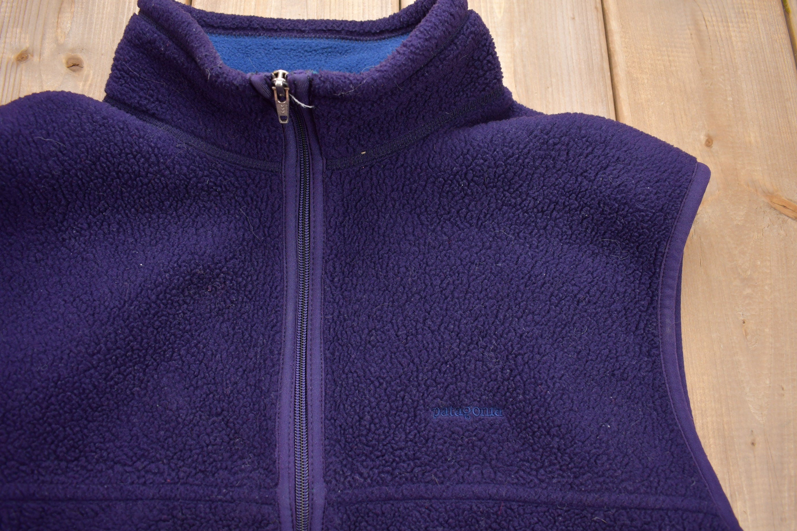 Vintage 1996 Patagonia Synchilla Full Zip Fleece Sweater Vest