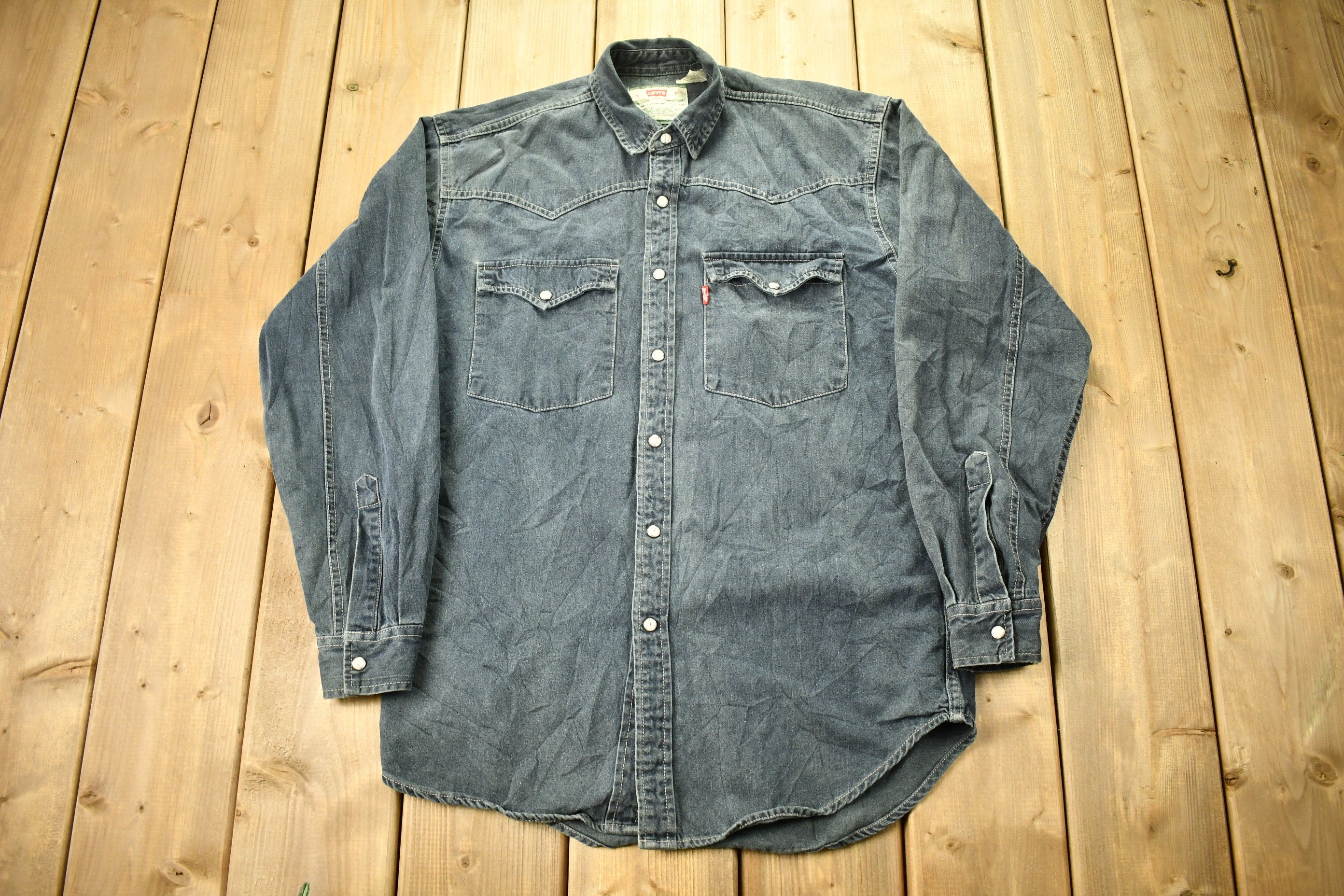 Vintage 1990s Levi's Snap Button Up Shirt