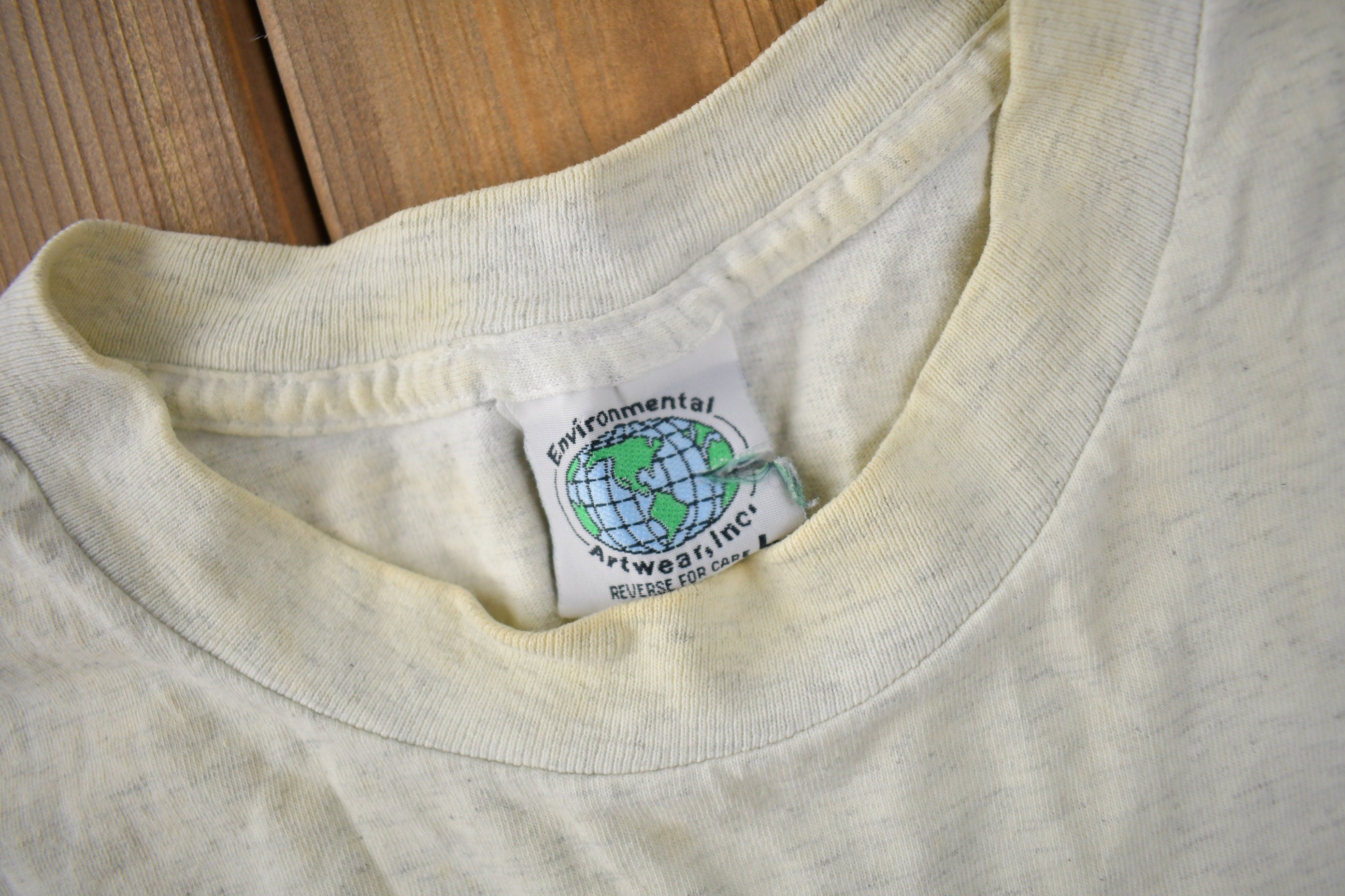 Vintage 1990s Spearfish Single Stitch Wrap Around Graphic T-Shirt Made In USA