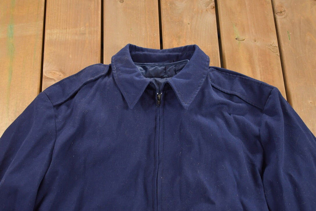 Vintage 1980s Military Wool Jacket