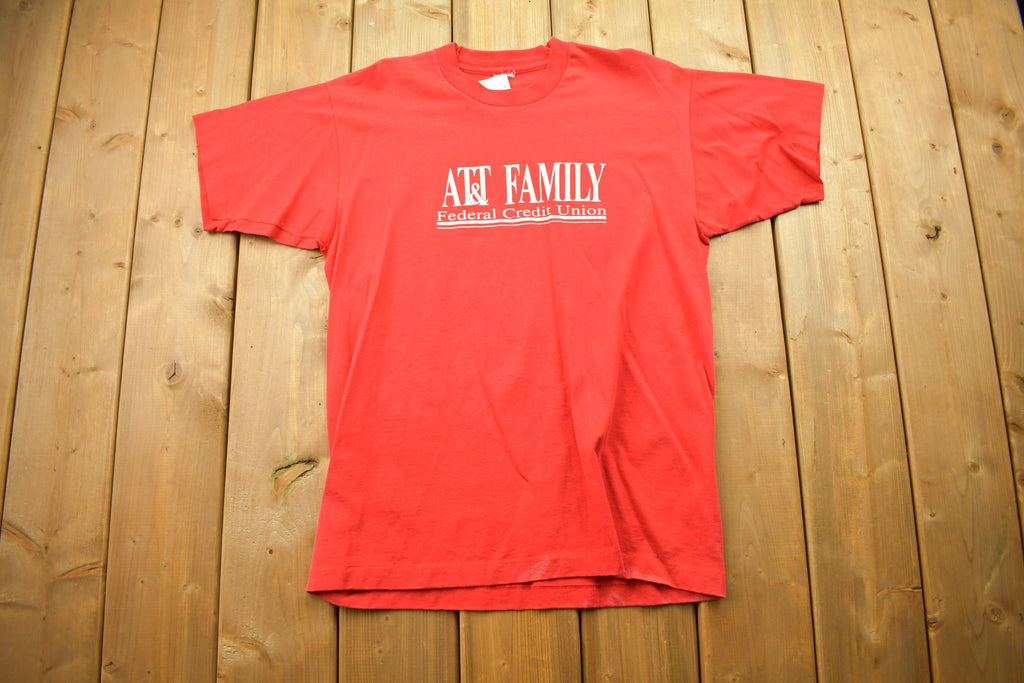Vintage 1990s AT&T Family Federal Credit Union T Shirt