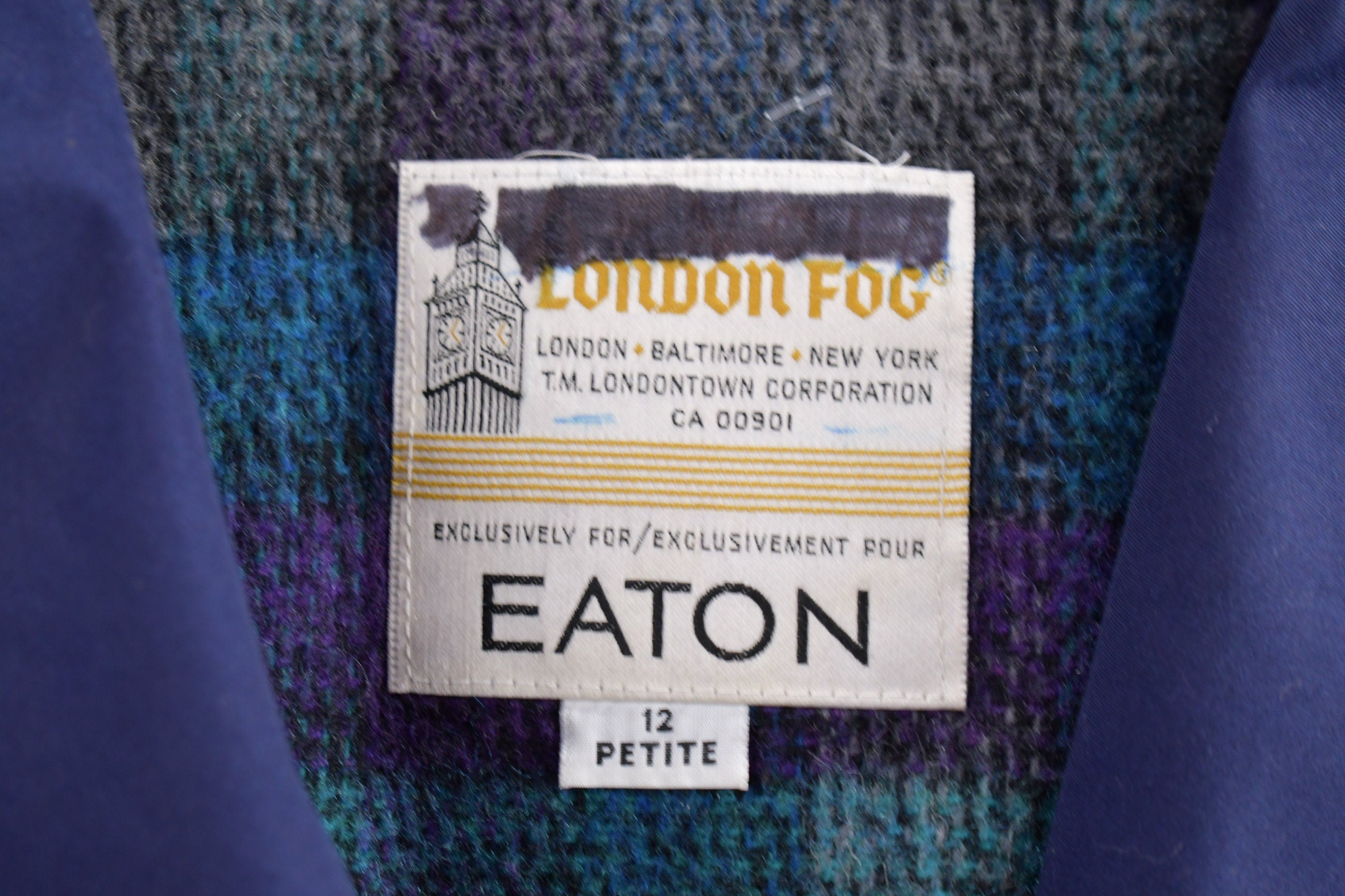 Vintage 1980s London Fog Eaton Trench Coat