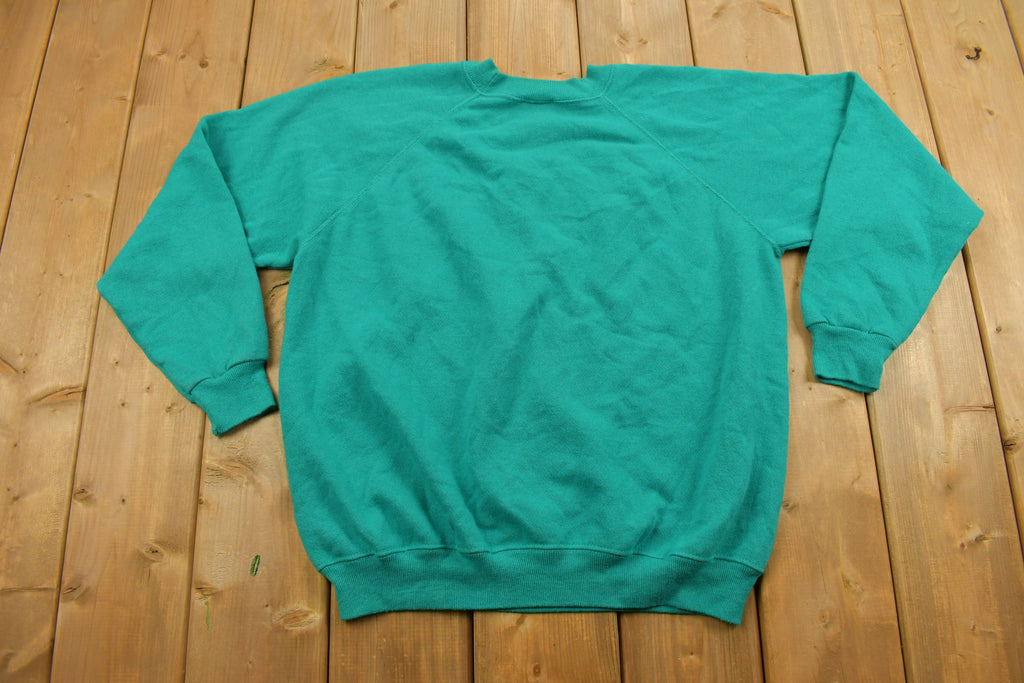 Vintage 1980s Hanes Raglan Crewneck Sweatshirt