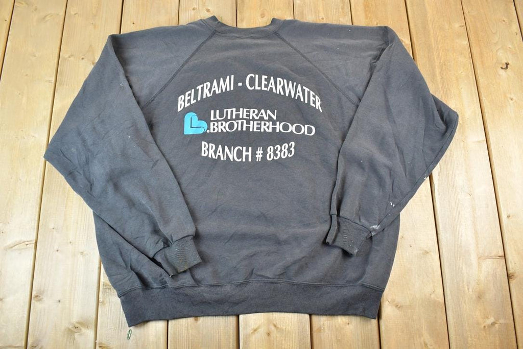 Vintage 1990s Clearwater Lutheran Brotherhood Souvenir Crewneck Sweatshirt