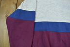 Vintage 1990s Three Tone Fleece Sweater