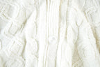 Vintage 1990s Eaton Cable Knit Abstract Pattern Crewneck Sweater Womens M  90s Crewneck  Preppy Knits  Wool Blend  Cotton Blend