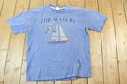 Vintage 1990s Zihuatanejo Nautical Single Stitch Sailboat T-Shirt