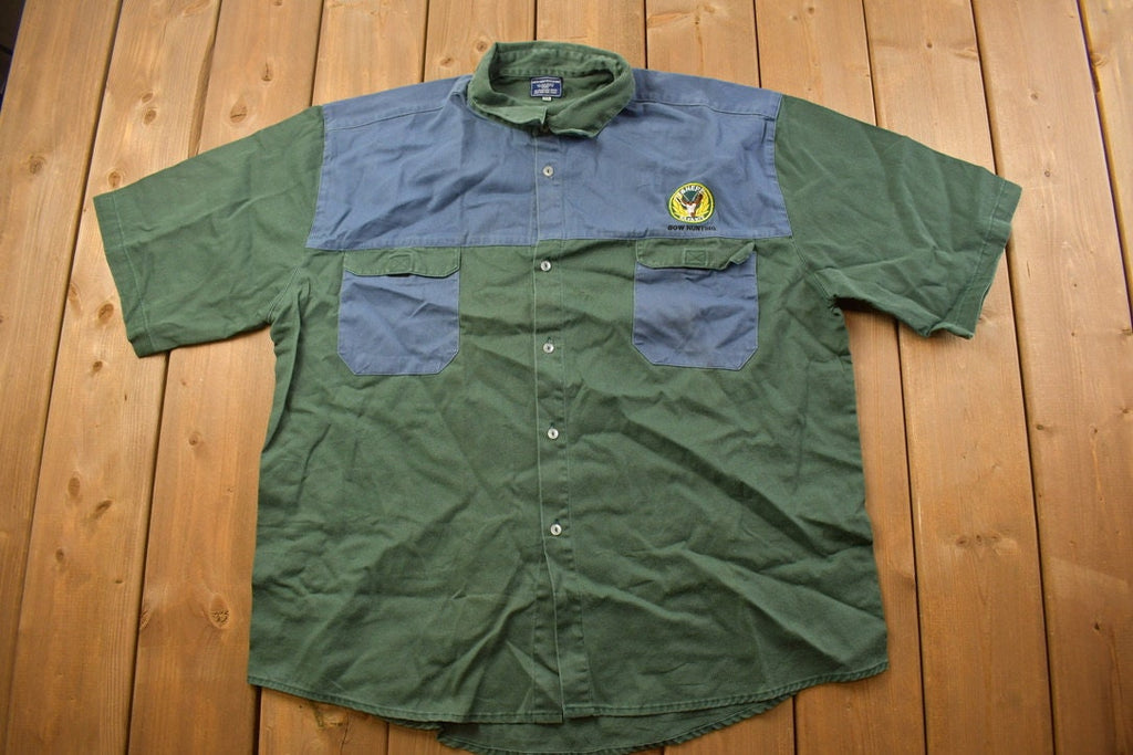 Vintage 1990s Bow Hunting Button Up Shirt
