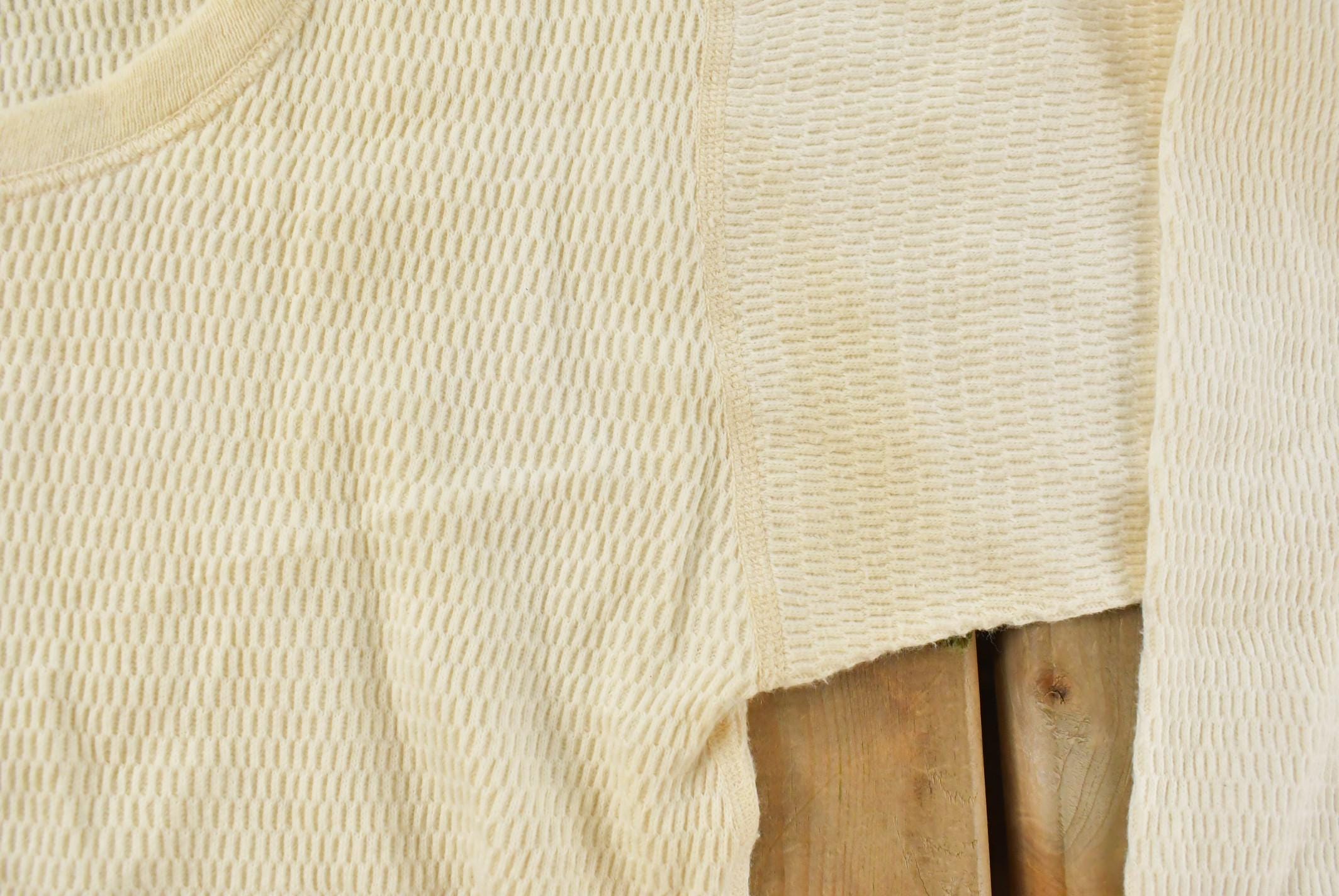 Vintage 1980s Thermal Crewneck Undershirt Mens S /