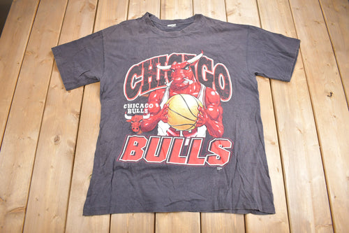 Vintage 1990s Chicago Bulls NBA Graphic T-Shirt / Sportswear / Vintage Bulls Tee / Single Stitch / Made In USA