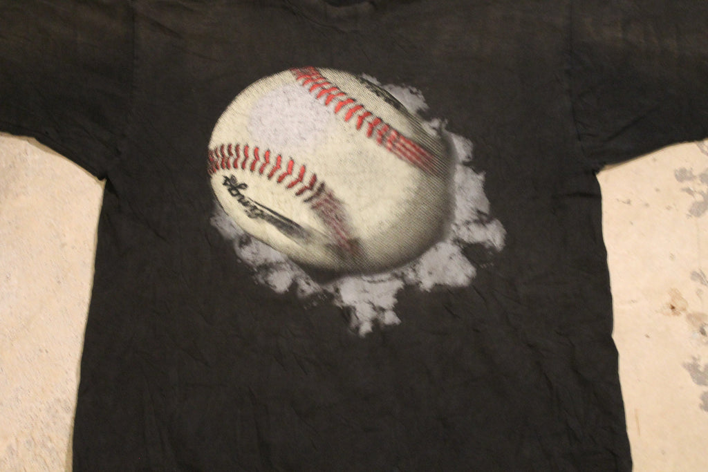 Vintage Baseball T-Shirt / Sportswear Graphic / Play Ball Print / 80s / 90s / Streetwear Fashion / Geoff Moore & The Distance / Athletic