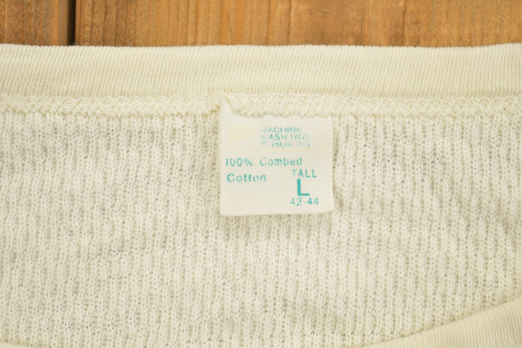 Vintage 1980s Blank White Sweater