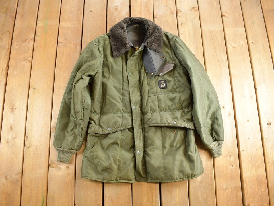 Vintage 1980's Green Hunting Jacket