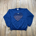 Vintage 1990's American Heart Crewneck Sweatshirt
