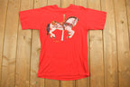 Vintage 1990s Horse Carousel Florida Souvenir T Shirt