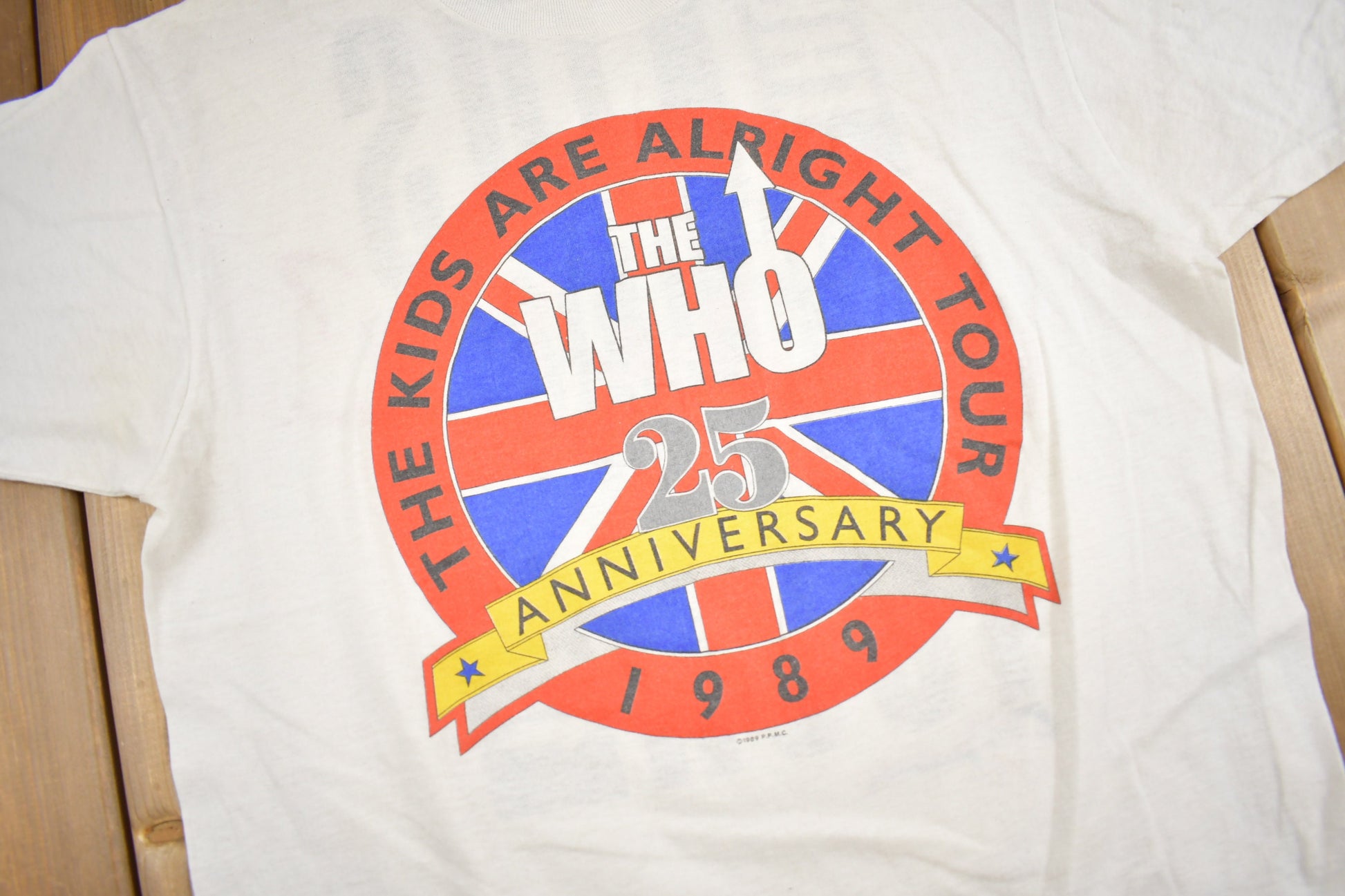 Vintage 1989 The Who The Kids Are Alright Tour Band T-shirt / Band Tee / Single Stitch / Made in USA / Music Promo / Premium Vintage