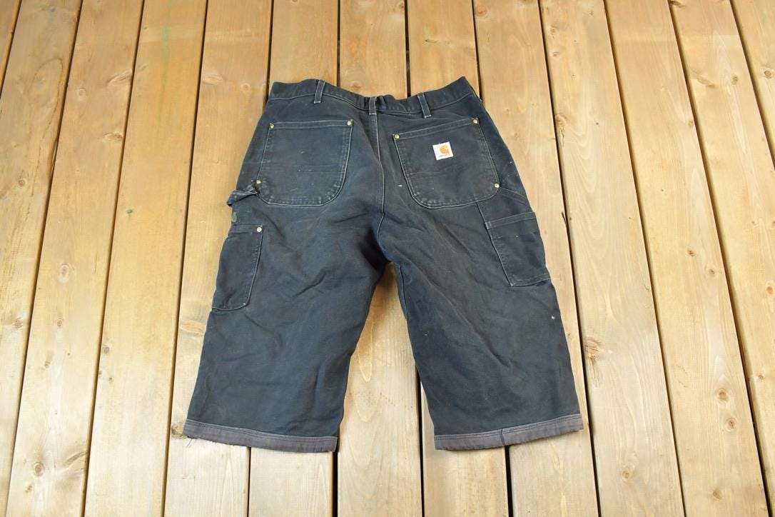 Vintage 1990s Carhartt Double Knee Work Shorts Size 34