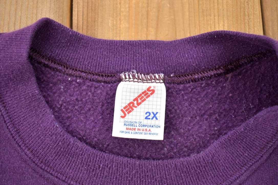 Vintage 1990s Jerzees Blank Crewneck Sweatshirt
