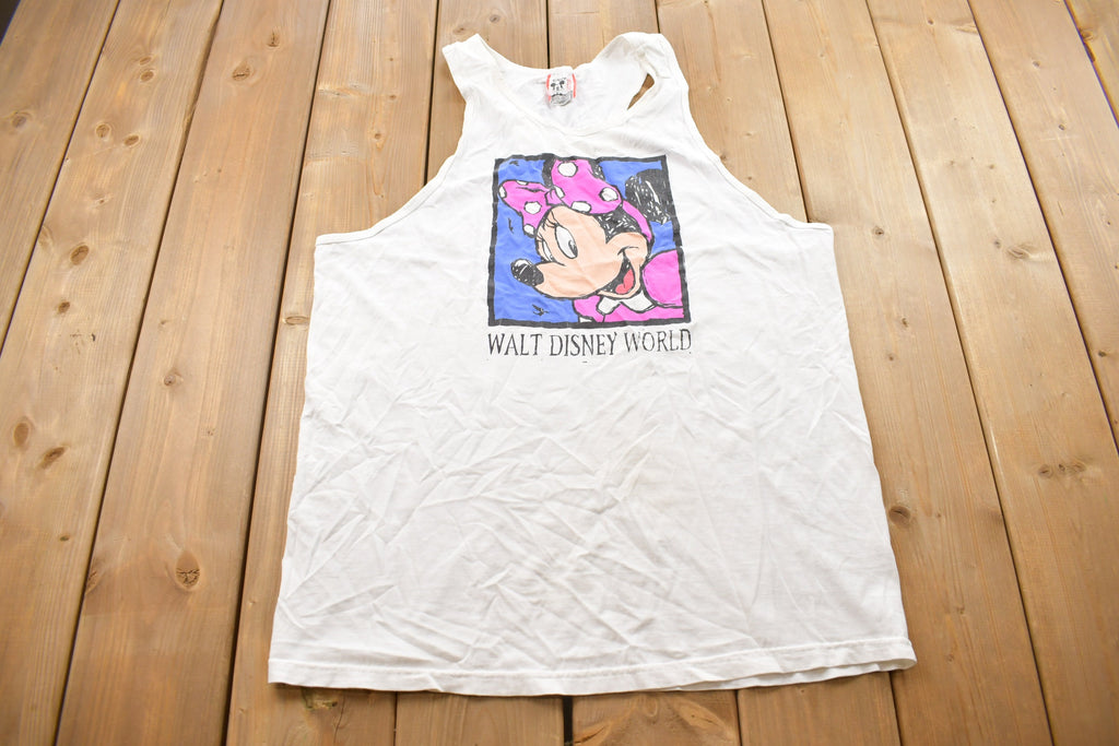 Vintage 1990s Minnie Mouse Tank Top Graphic Shirt