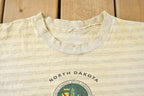 Vintage 1990s North Dakota State Bisons Collegiate T-Shirt Men's L / 90s Sportswear / Athleisure / Athletic / Single Stitch