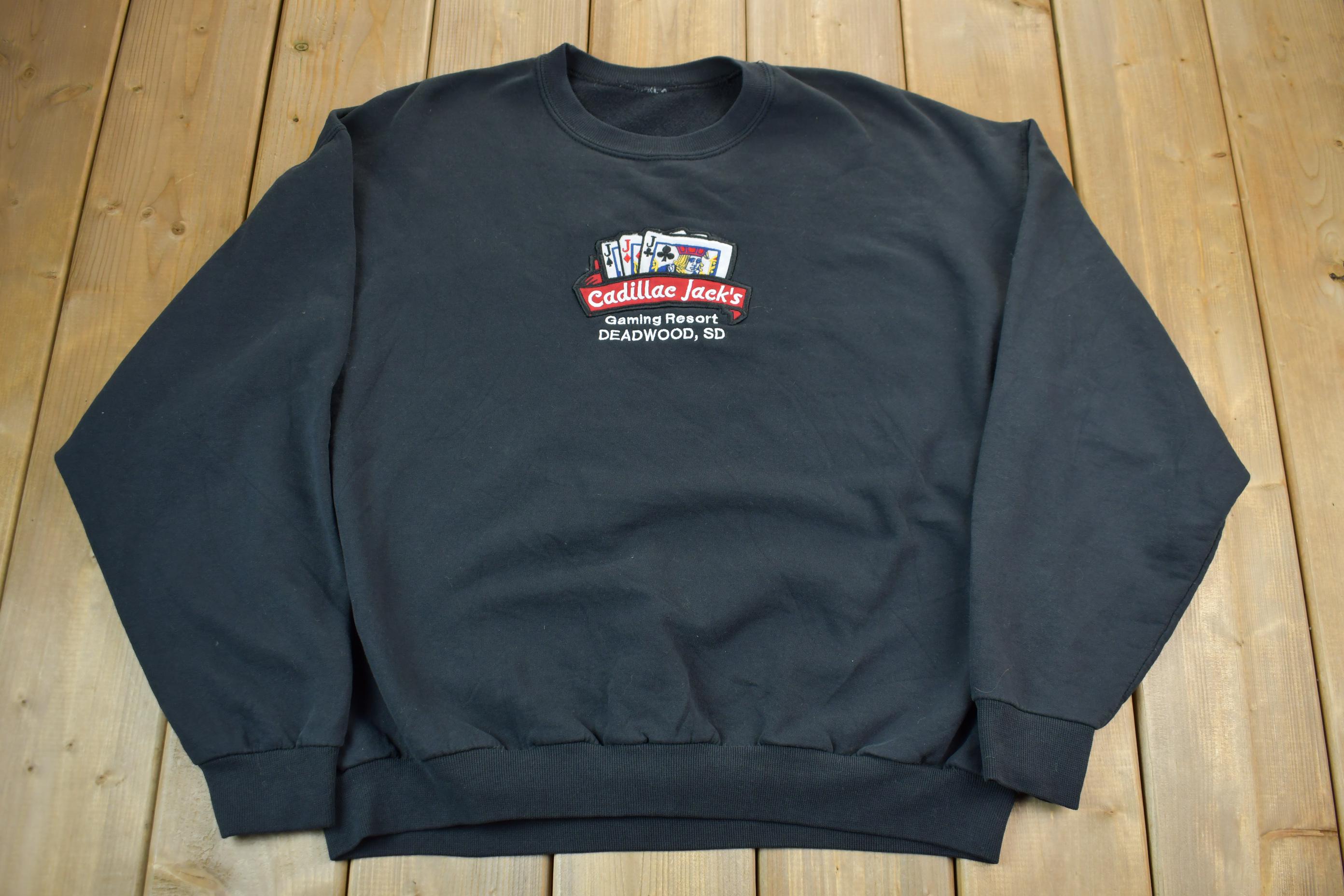 Vintage 1990s Cadillac jack's Souvenir Crewneck Sweatshirt