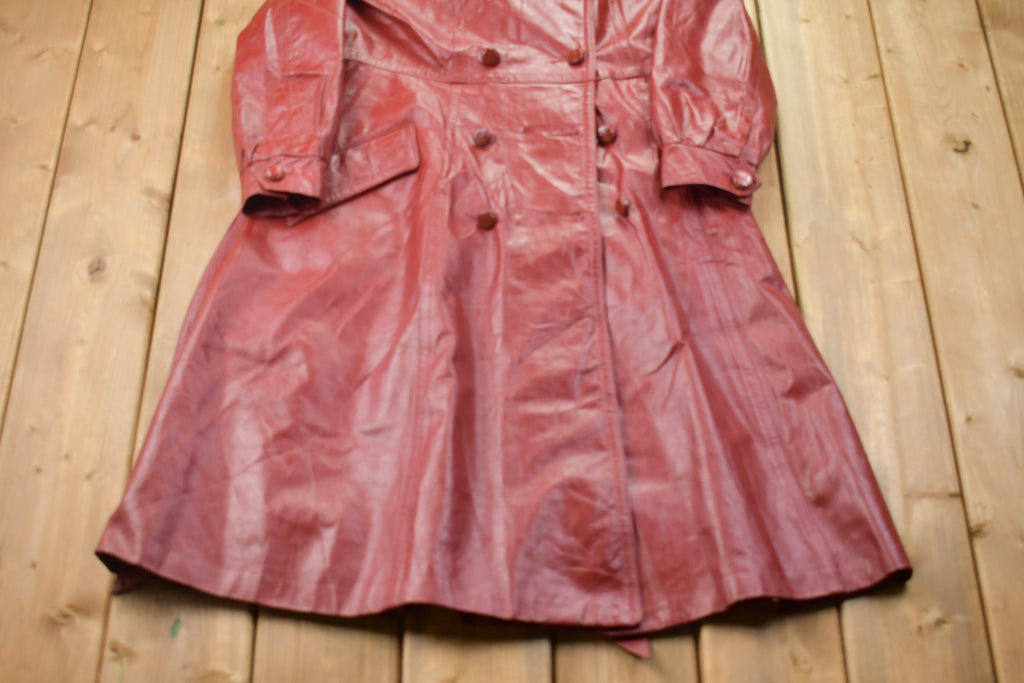 Vintage 1960s Leather Full Length Jacket