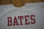 Vintage 1990s BATES Spell Out Crewneck Sweatshirt Made In USA Size XXL
